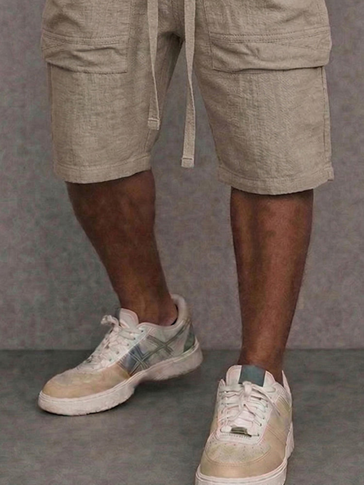 Versatile Nature 100% Cotton Drawstring Shorts