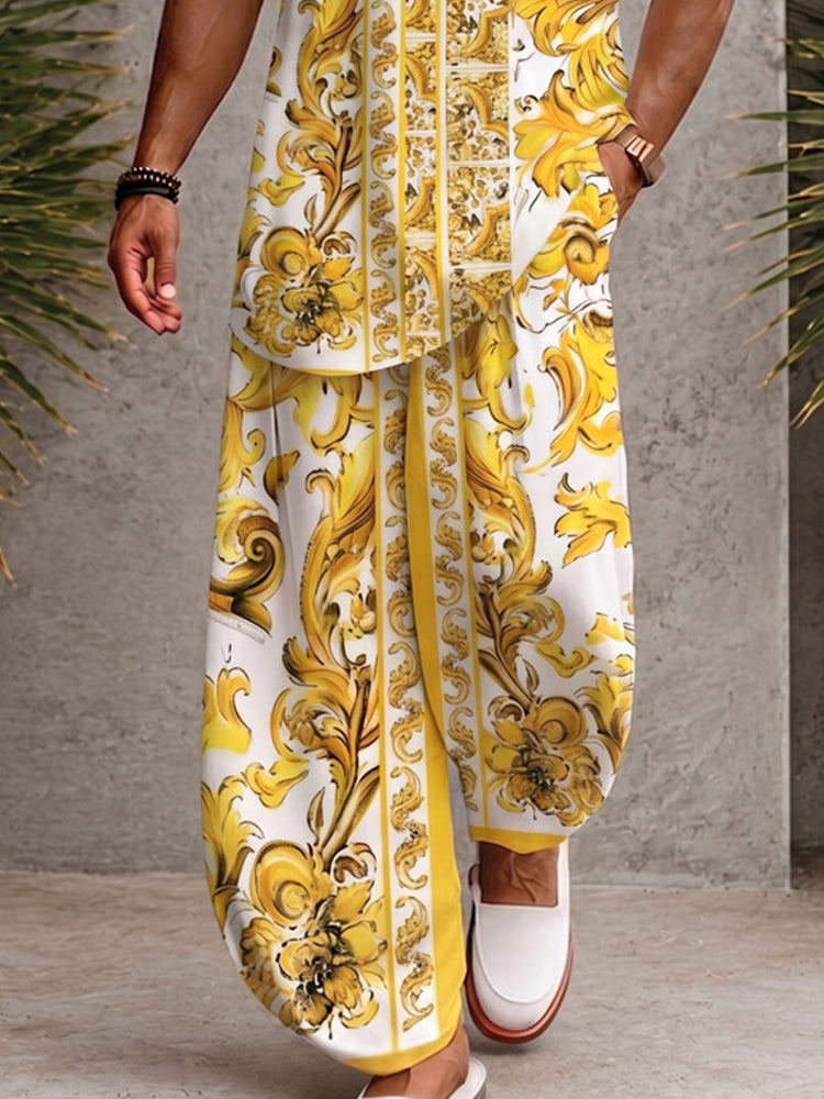 Fashion Comfort Printed Loose Fit Matching Set