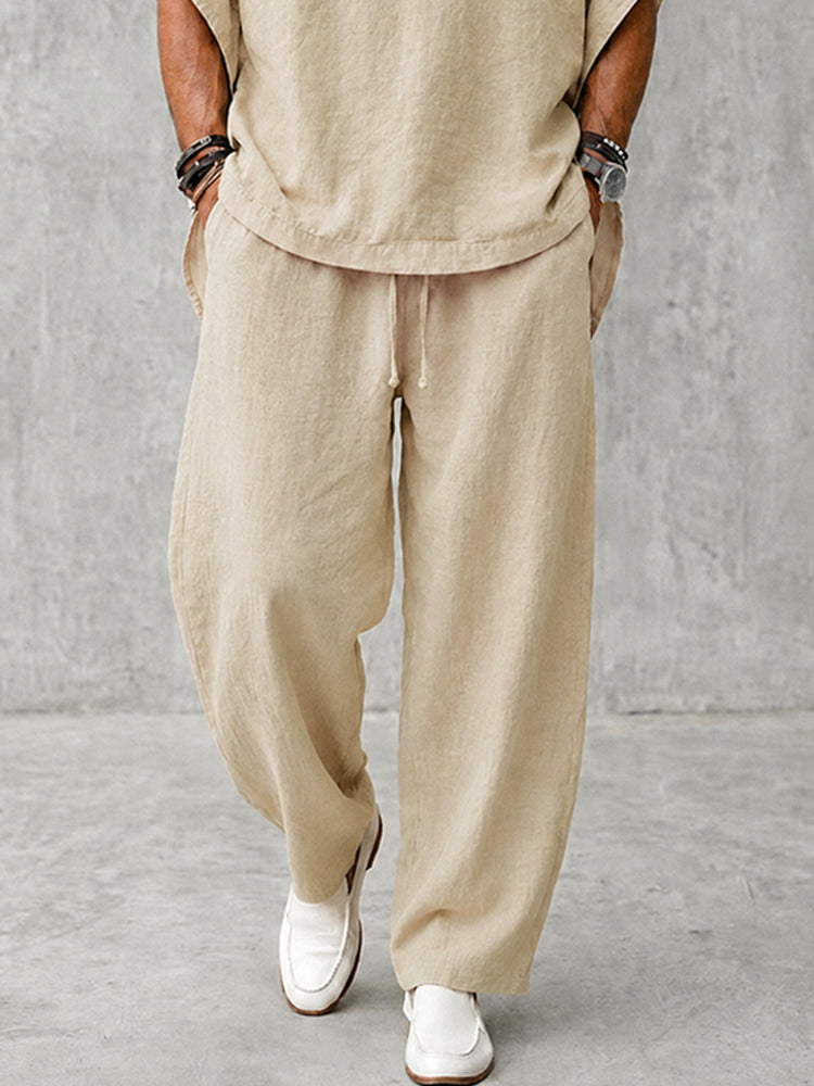 Effortless 100% Cotton Batwing Sleeve Matching Set
