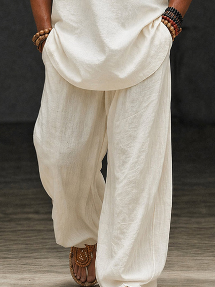 Casual Loose 100% Cotton Matching Set