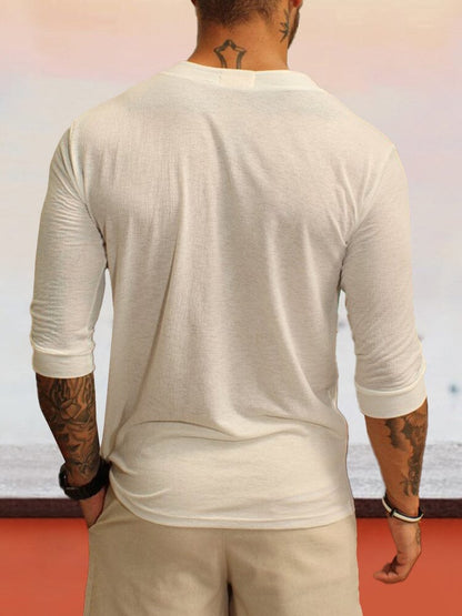 Linen Style T-shirt with straps