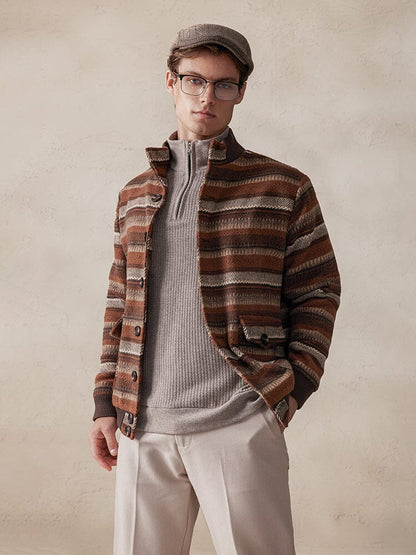Vintage Stripe Tweed Jacket
