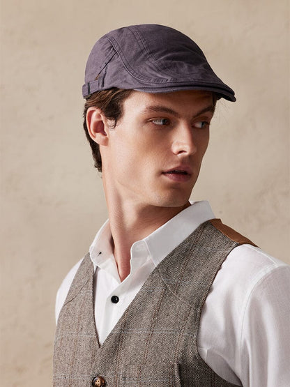 Vintage Adjustable 100% Cotton Beret Hat