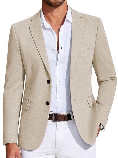 Business Casual Two Buttons Suit Jacket Blazer (US Only)