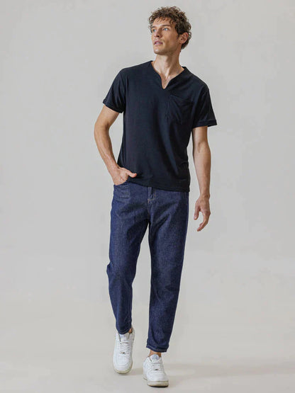 Loose V Neck Short Sleeves T-Shirt