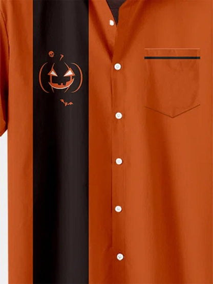 Halloween Pattern Short Sleeves Shirt 11