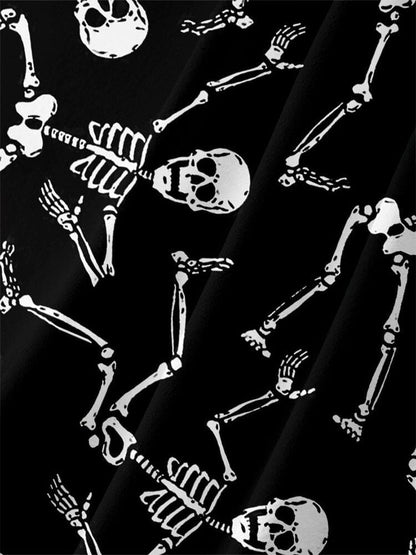 Halloween Pattern Short Sleeves Shirt 12