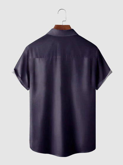 Halloween Pattern Short Sleeves Shirt 14