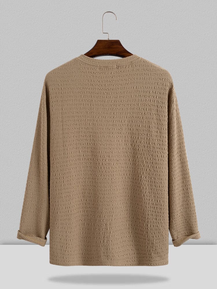 Small V-neck long-sleeved Shirt