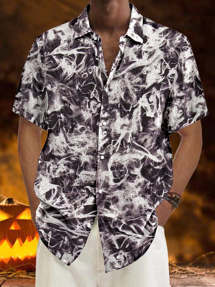 Halloween Pattern Short Sleeves Shirt 20
