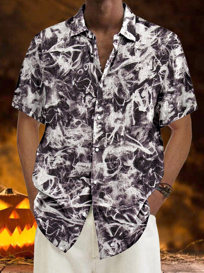 Halloween Pattern Short Sleeves Shirt 20