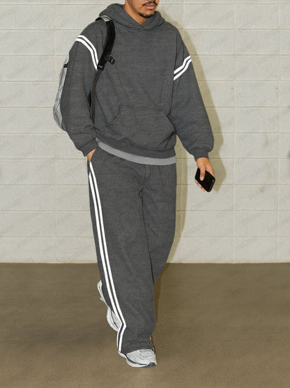 Athleisure Contrast Stripe Matching Set