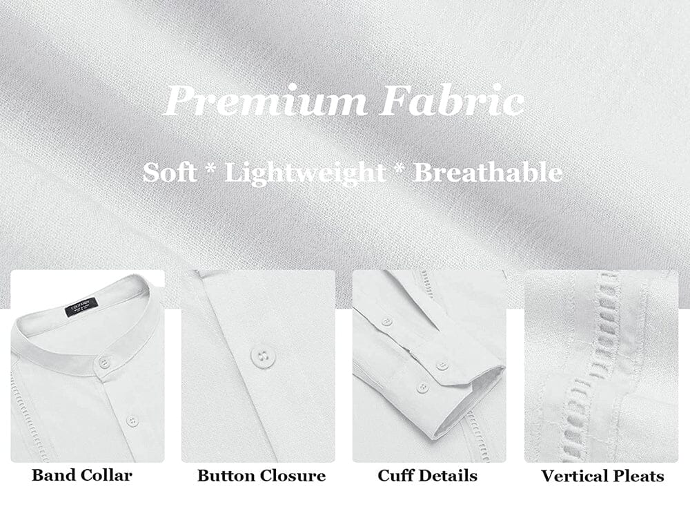 Embroidered Guayabera Linen Shirt (Live Only)