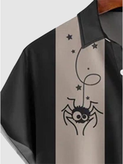 Halloween Pattern Short Sleeves Shirt 5