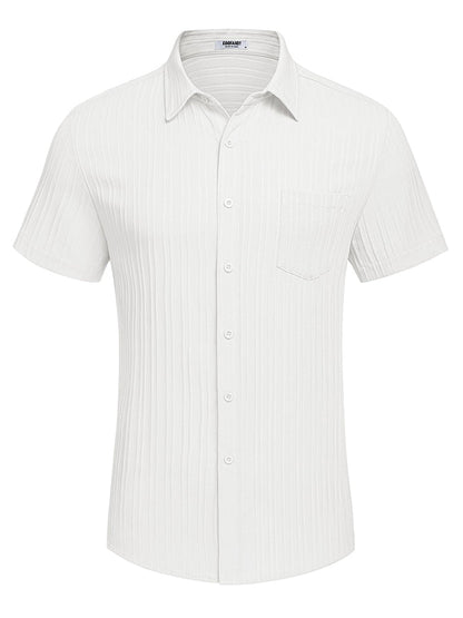 Casual Textured Button Down Shirt (US Only)