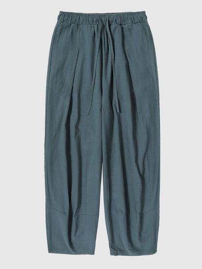 casual bloomers linen pants