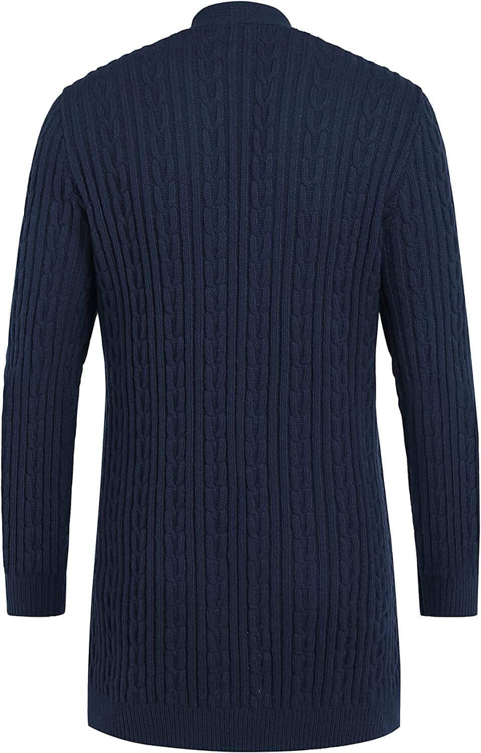 Long Cardigan Open Front Sweater (US Only)