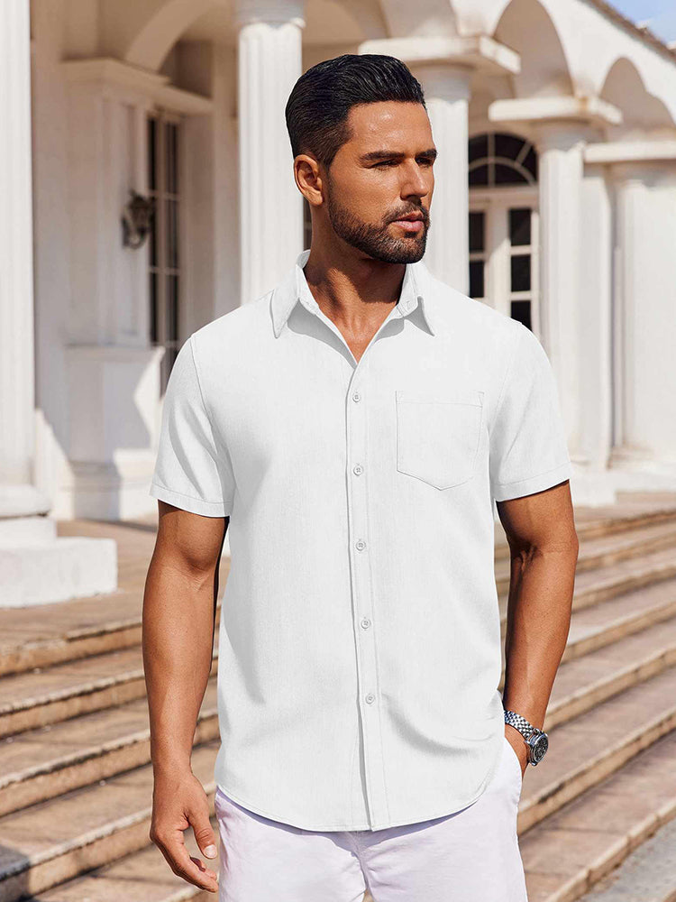 Casual Button Down Denim Shirt (US Only)