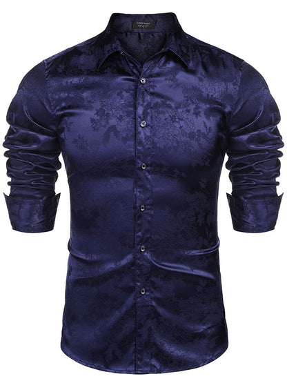 Modern Silk Stain Dress Shirts (US Only)