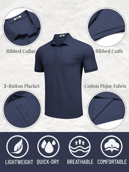 Classic Quick-Dry Golf Polo Shirt (US Only)