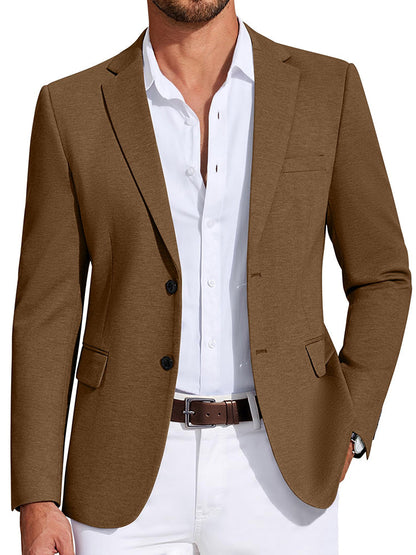 Business Casual Two Buttons Suit Jacket Blazer (US Only)