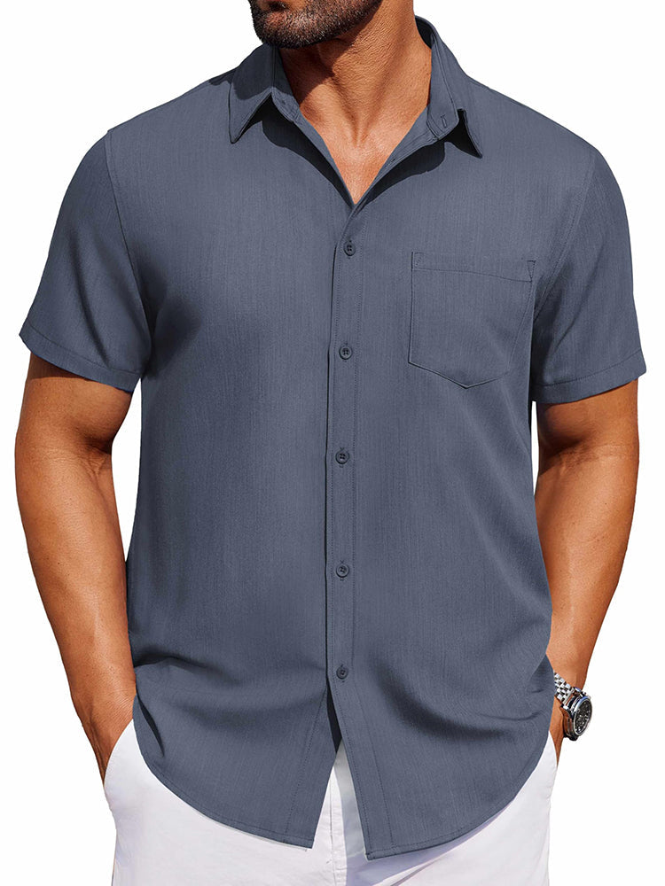 Casual Button Down Denim Shirt (US Only)
