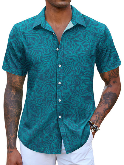 Casual Hawaiian Printed Vacation Shirt (US Only)