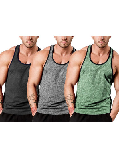 Men's 3-Pack Fitness Vest
