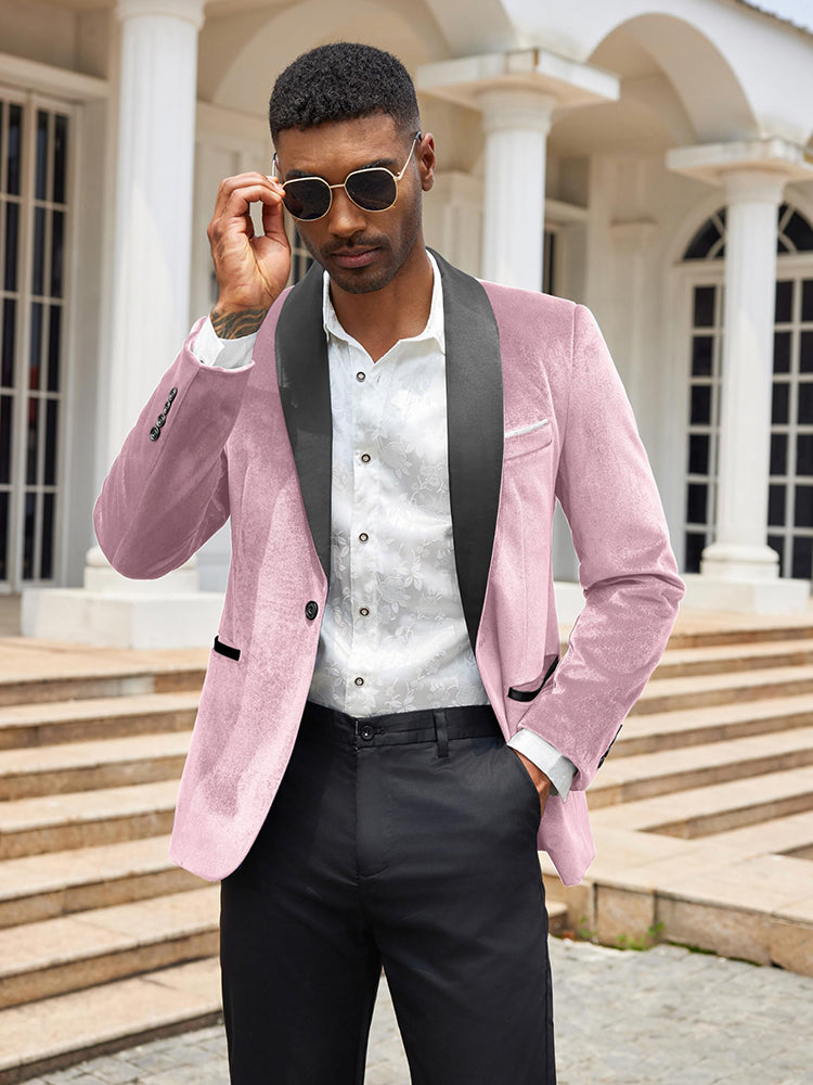 Velvet Tuxedo Blazer Jacket (US Only)