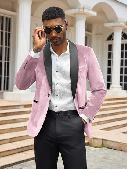 Velvet Tuxedo Blazer Jacket (US Only)