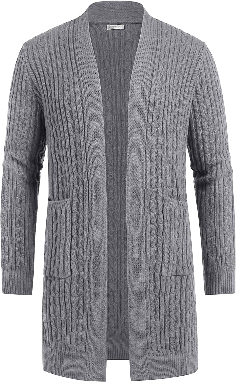 Long Cardigan Open Front Sweater (US Only)