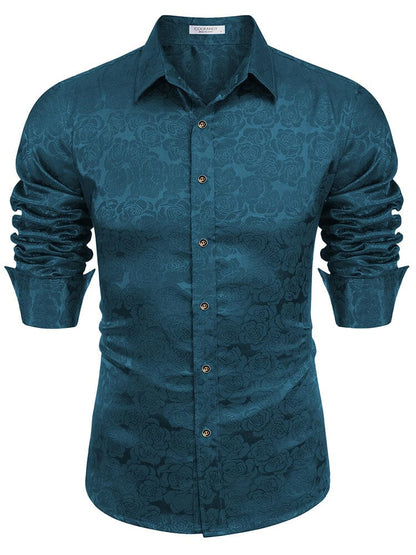 Modern Silk Stain Dress Shirts (US Only)