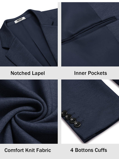 Casual Knit Two Buttons Suit Jackets (US Only)
