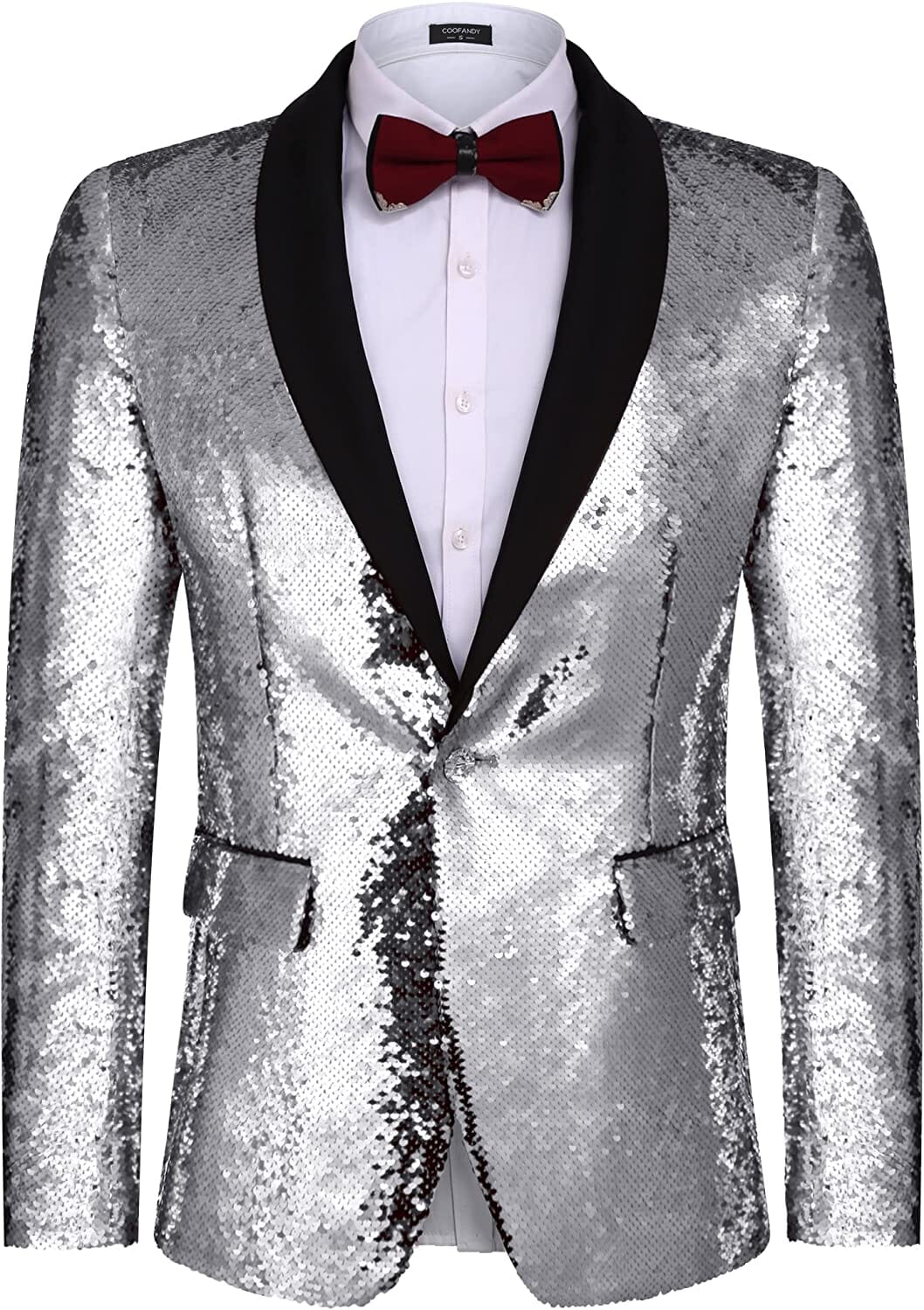 Shiny Sequin Blazer Tuxedo Suit (US Only)