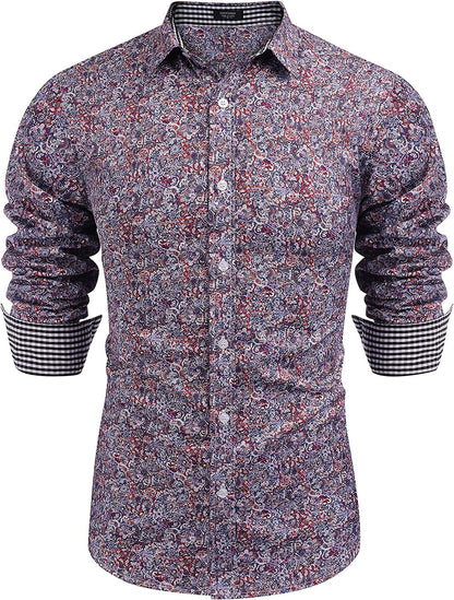 Floral Button Down Flower Printed Shirt (US Only)