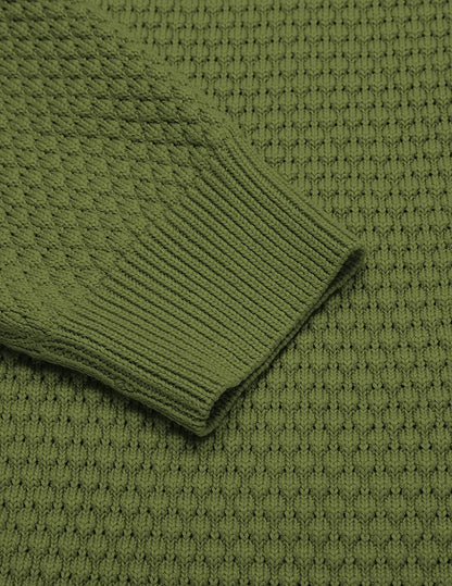 Knitted Thick Warm Hooded Pullover Sweater (Us Only)