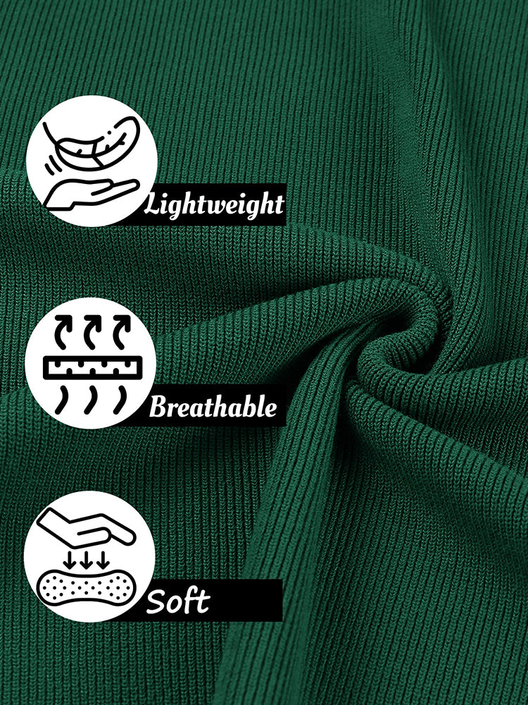 Ribbed Knit Textured Polo Shirt (US Only)