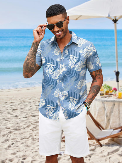 Casual Hawaiian Printed Vacation Shirt (US Only)