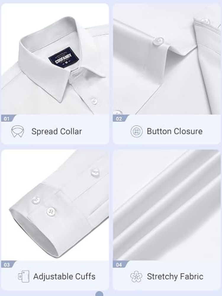 Essential Wrinkle-Free Stretch Dress Shirt (US Only)