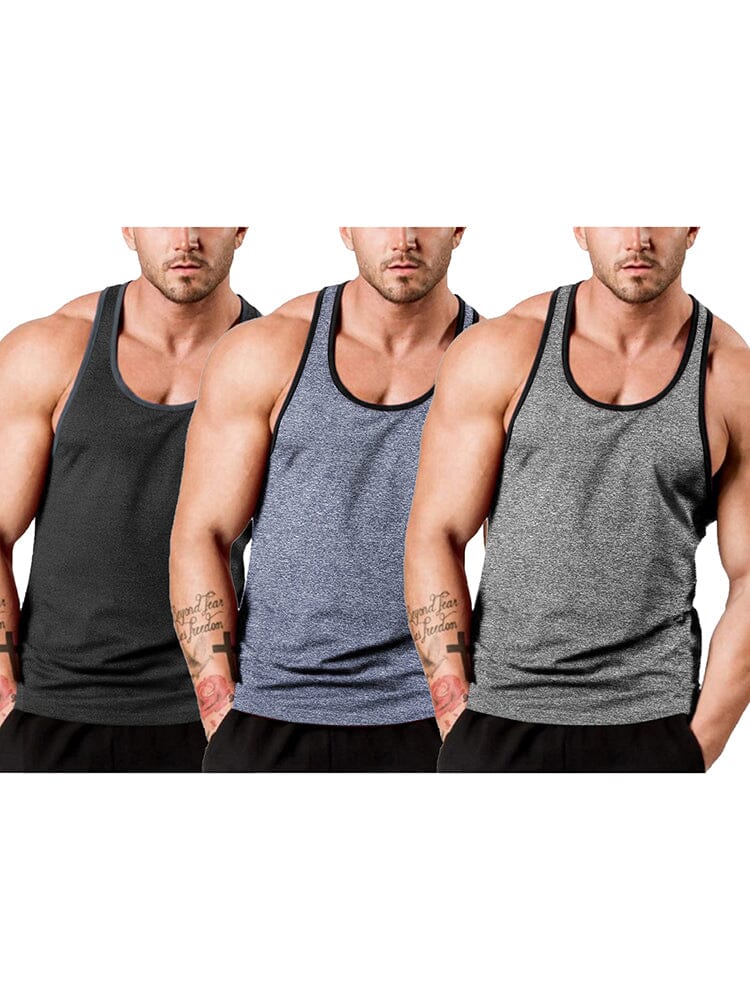 Men's 3-Pack Fitness Vest