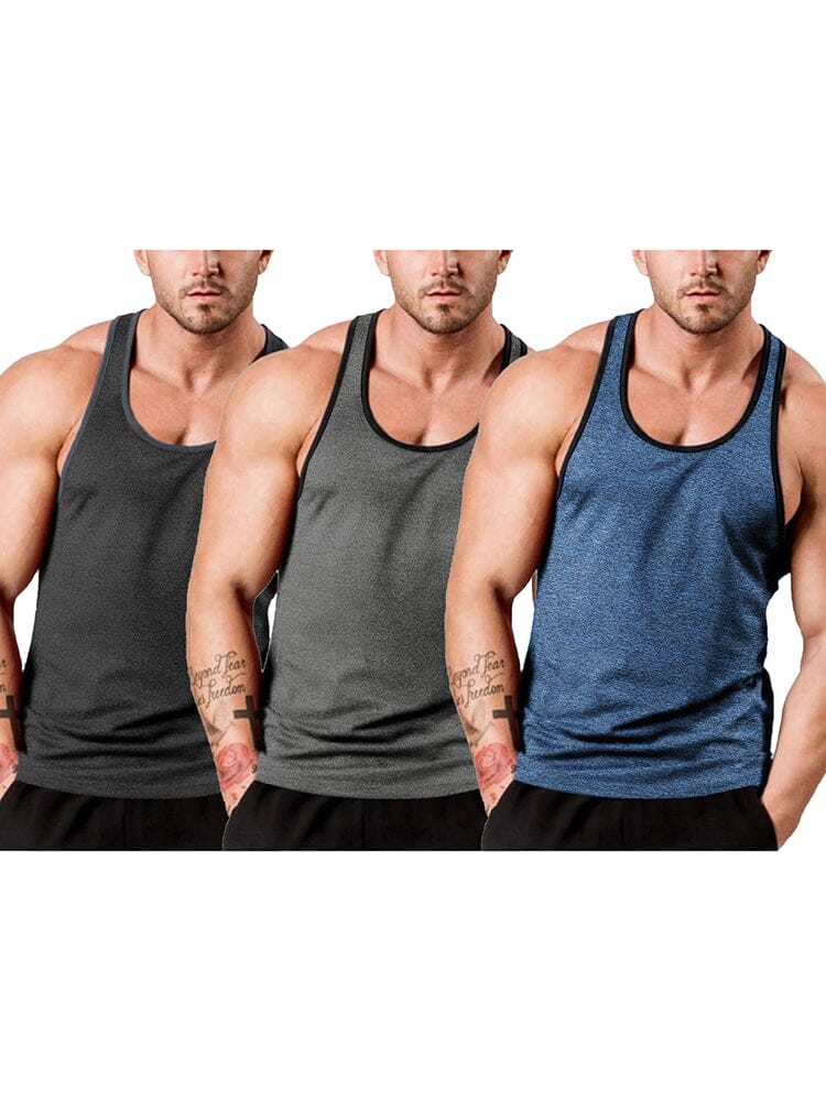 Men's 3-Pack Fitness Vest
