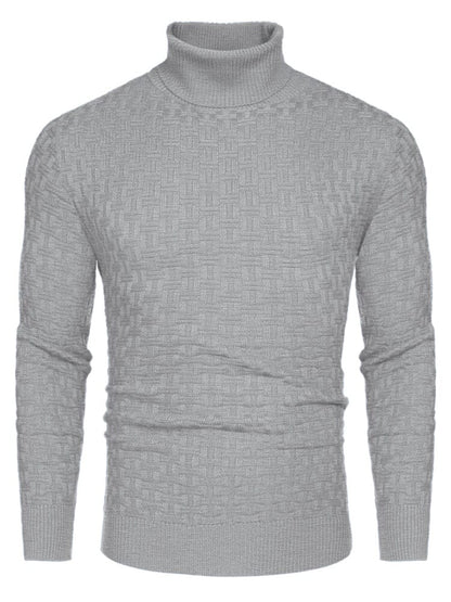 Casual Slim Fit Turtleneck Pullover Sweaters (US Only)