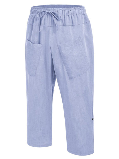 Linen Harem Beach Yoga Pants (US Only)