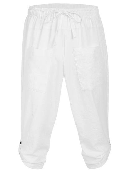 Linen Harem Beach Yoga Pants (US Only)
