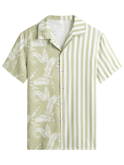 Cozy Stripe Splicing Shirt (US Only)