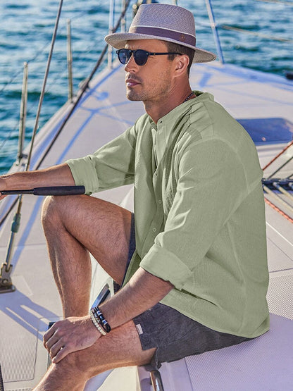 Soft Cotton Linen Button Shirt (US Only)