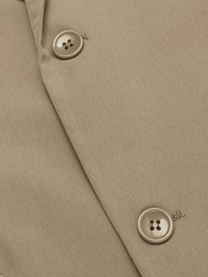 Loose Fit Two Button Casual Blazer (US Only)
