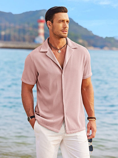 Breathable Pit Strip Laple Shirt (US Only)