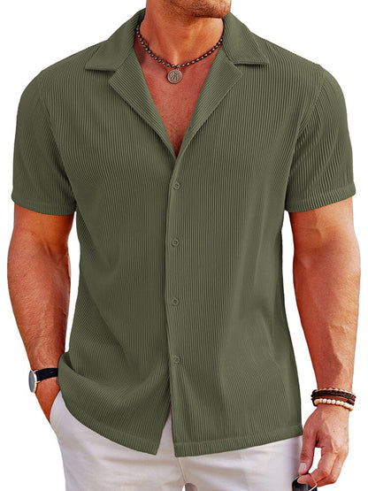 Breathable Pit Strip Laple Shirt (US Only)