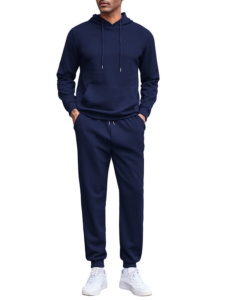 Waffle 2-Piece Hoodie Jogging Set (US Only)